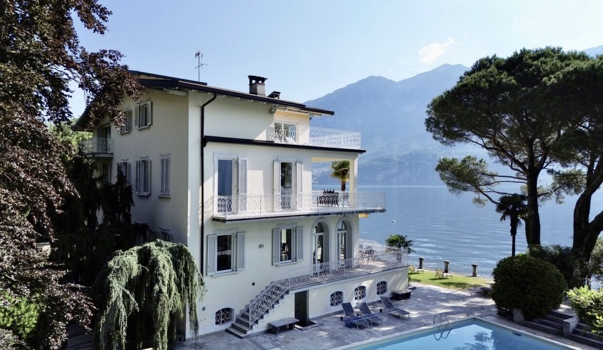 Lake Como Bellagio Luxury Villa Directly on the Lake