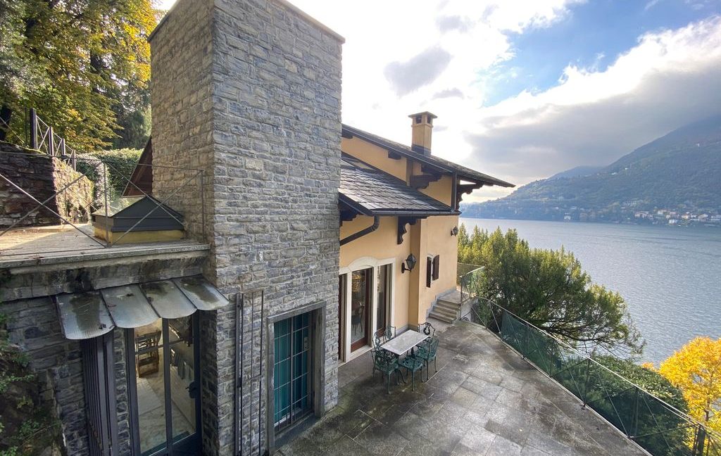 Luxury Villa Lake Como Torno with Boathouse - terrace