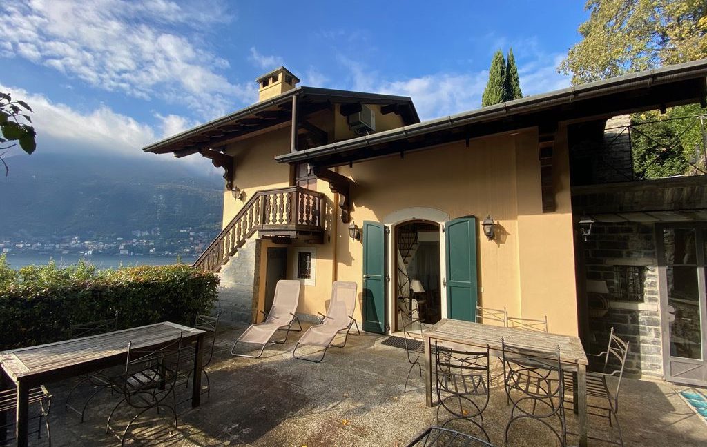 Luxury Villa Lake Como Torno with Boathouse - terrace