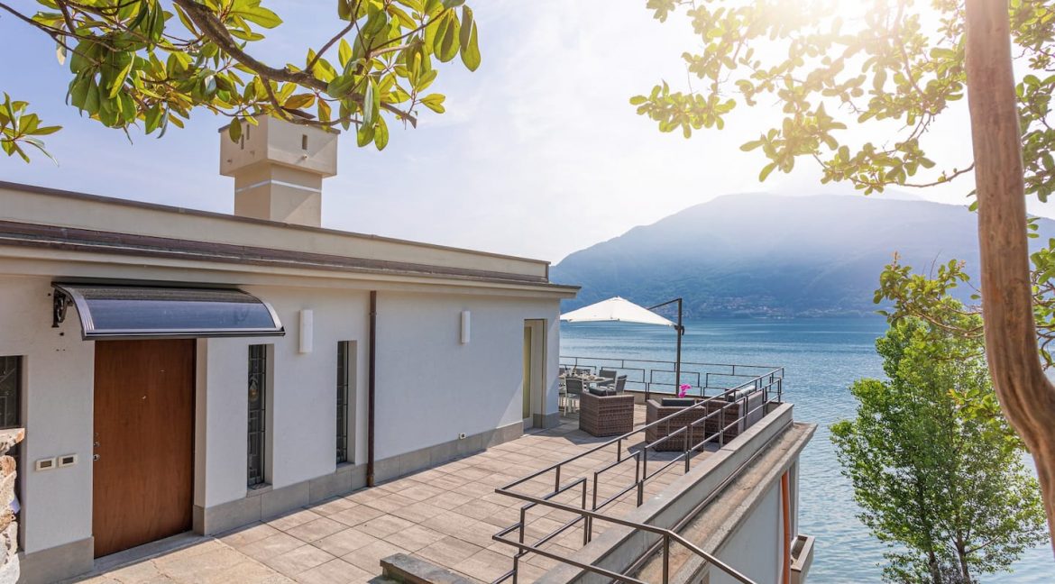 Pianello del Lario Luxury Villa Directly on Lake Como - terrace