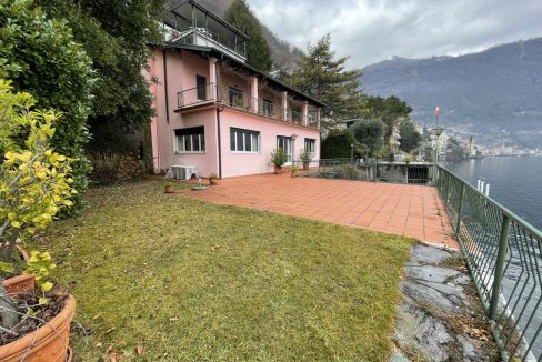 Lake Como Argegno Villa Water Front with Boathouse