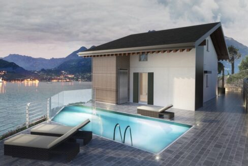 Lake Como Luxury Villa Varenna Front Lake with Swimming Pool
