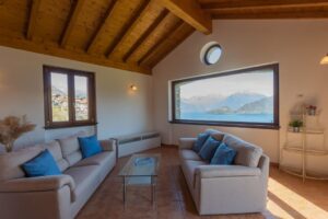 Lake Como Luxury Villa Pianello del Lario with Garden - living room