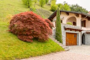 Elegante Villa a Croce con Vista Lago di Como esterno