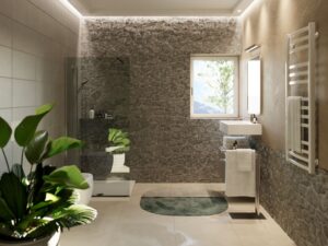 Lagio Appartamenti Moderni con Vista Lago bagno