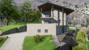 Villa Lake Como Pianello Lario with Land